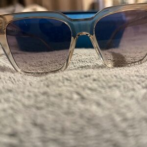 MOSCHINO Love Women's Grey Cat-Eye Sunglasses, NWT